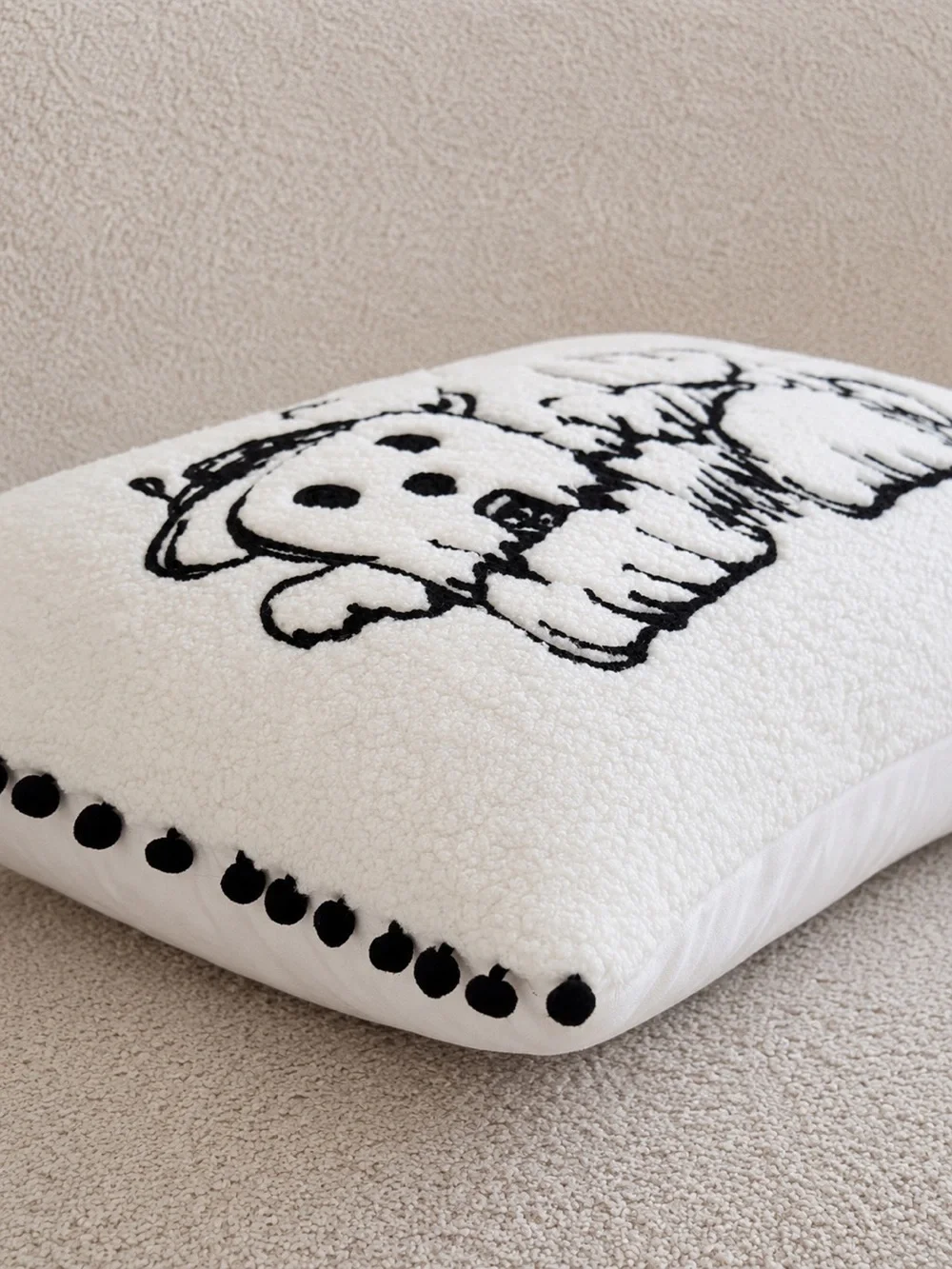 Ghost Halloween Lumbar Pillow Cover 12x20 Farmhouse Decor